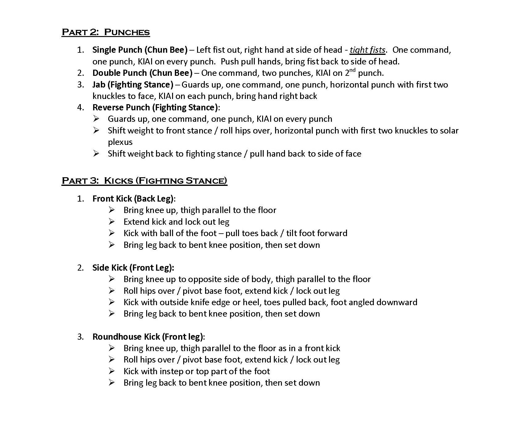 Hapkido Requirement Paperwork Hayme Serratos Martial Arts